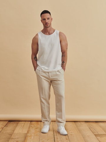 T-Shirt 'Thore' DAN FOX APPAREL en blanc