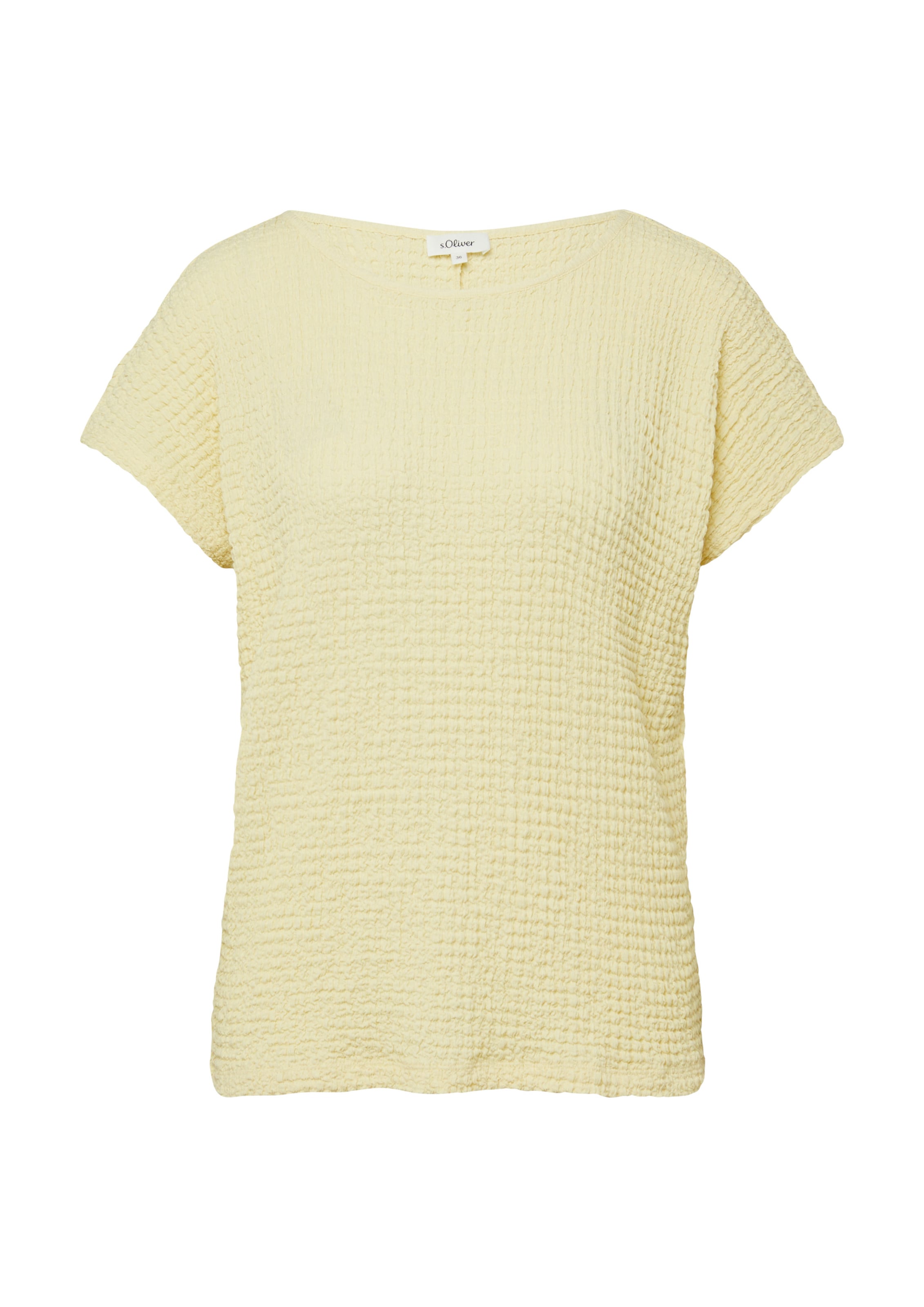 s.Oliver - Camiseta en amarillo: frente