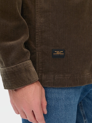CAMEL ACTIVE Between-Season Jacket in Brown