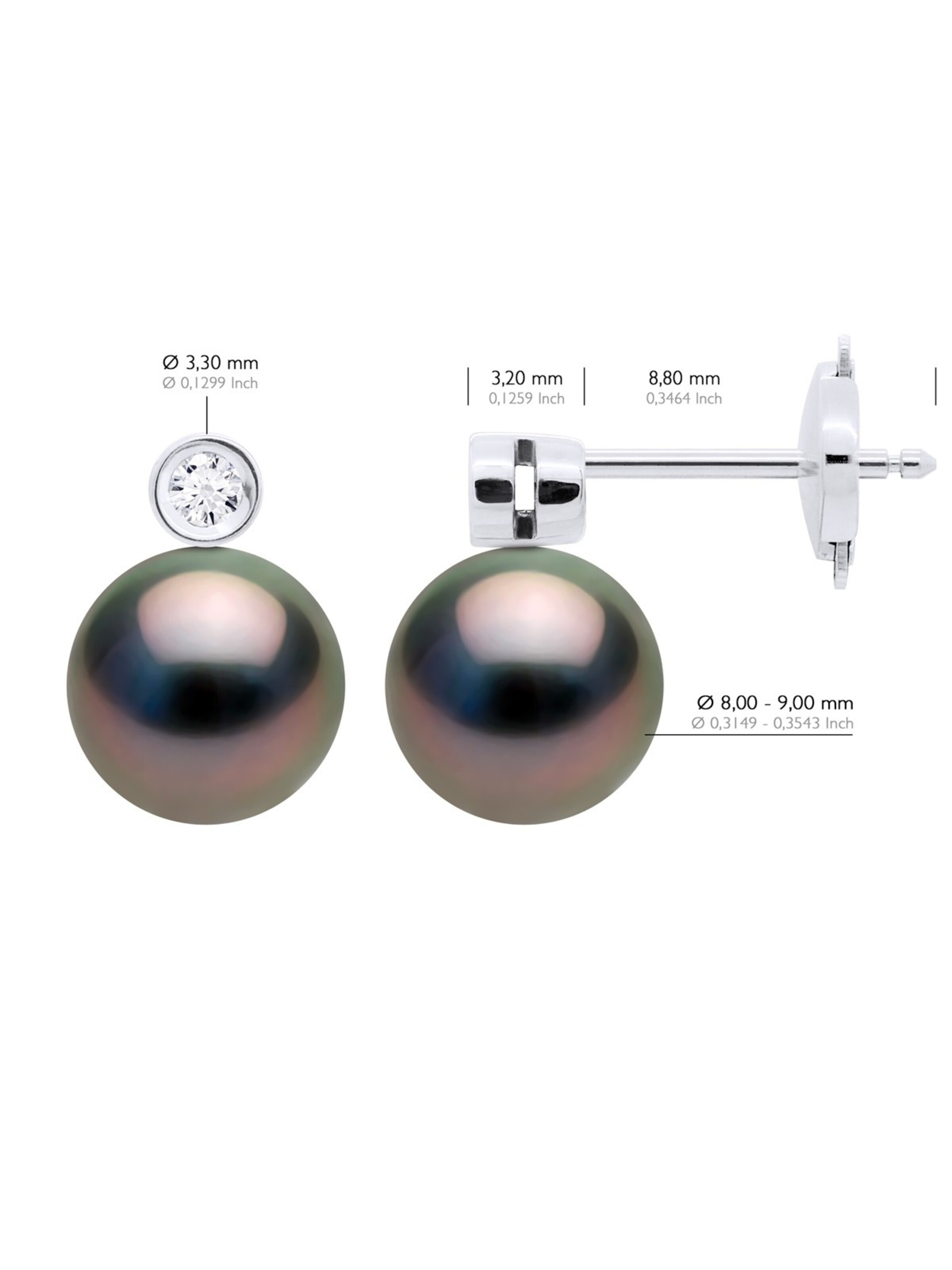 Ateliers Saint Germain Earrings 'PUKARUA' in Black