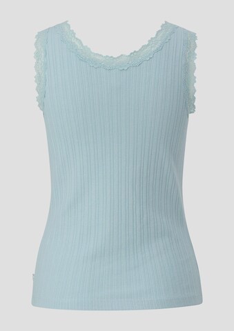 QS Top in Blau: Rückseite