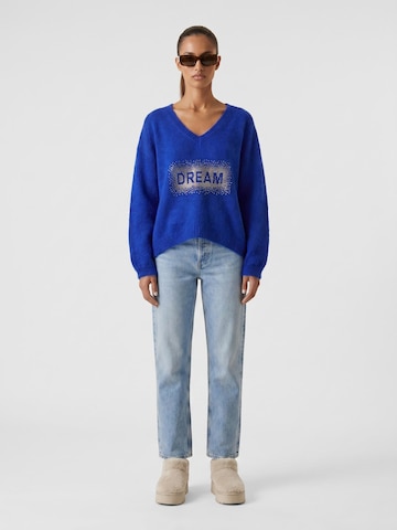 Pull-over oversize 'Silja' americandreams en bleu