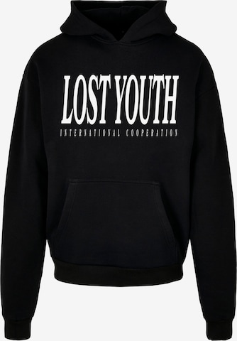 Sweat-shirt Lost Youth en noir : devant