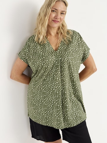 Cellbes of Sweden Tuniek 'Nicky' in Groen: voorkant