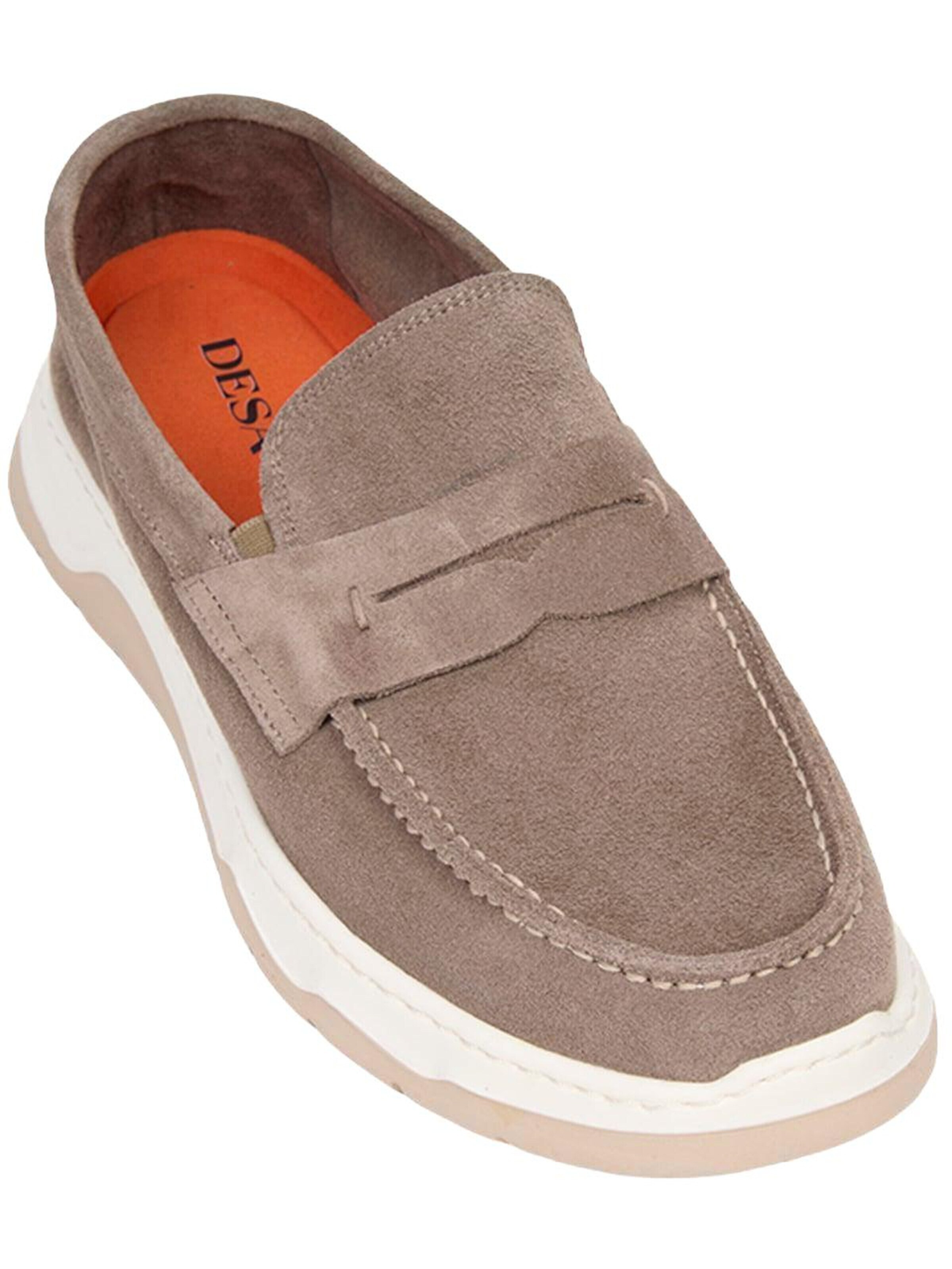 Desa Classic Flats 'Beleg' in Grey: front