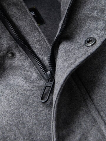 Ombre Winterjas 'OM-JAHP-0203' in Grijs