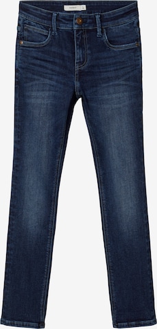 NAME IT Skinny Jeans 'SILAS' in Blauw: voorkant