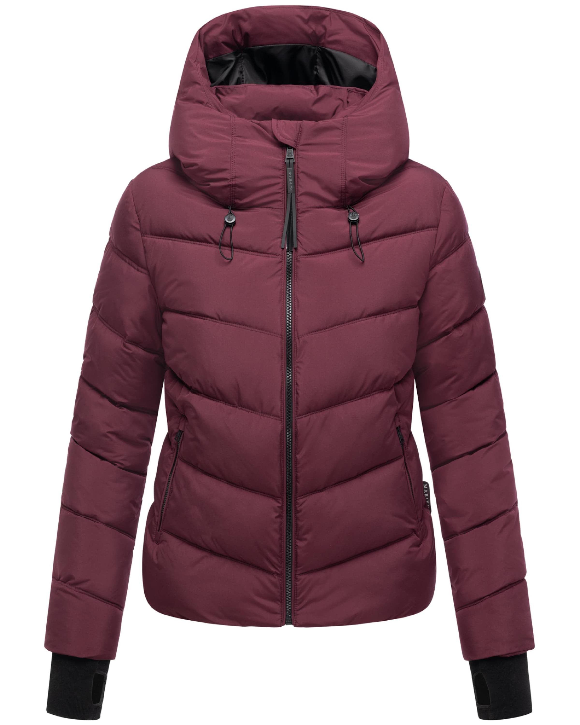 MARIKOO Winterjas in Rood: voorkant