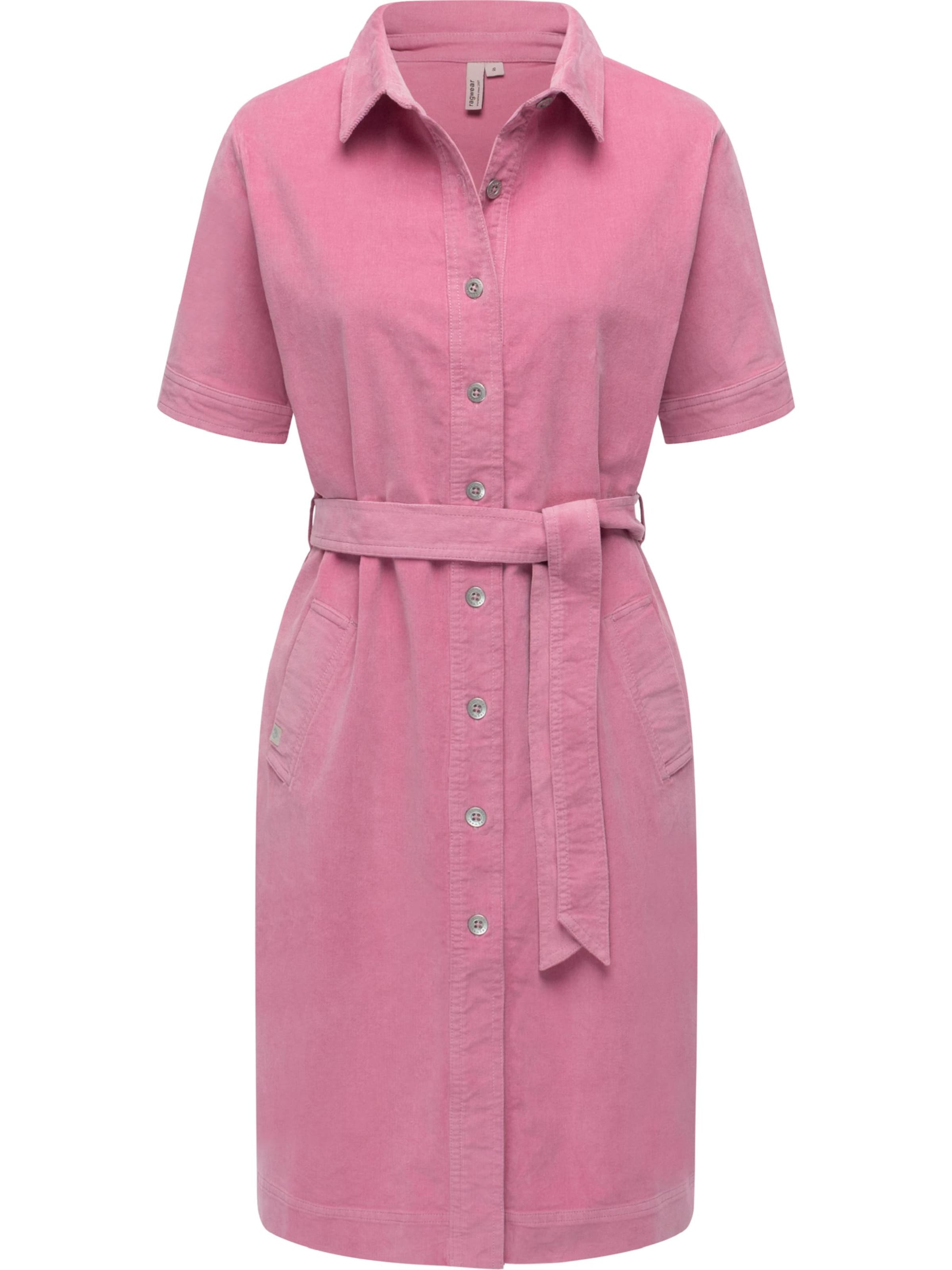 Abito camicia 'Rozyna' di Ragwear in rosa: frontale