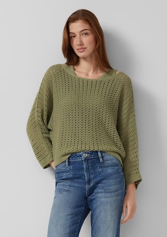 s.Oliver Sweater in Green: front