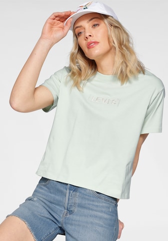 LEVI'S ® T-Shirt 'Graphic Varsity' in Grün: Vorderseite
