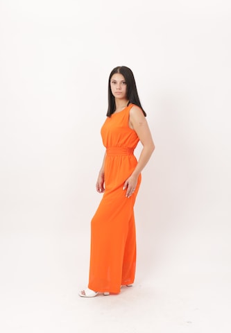 Elara Jumpsuit in Orange