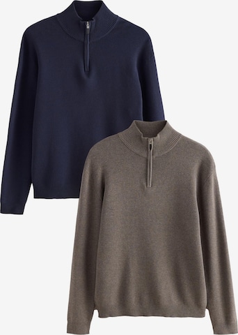 Next Pullover i blå: forside