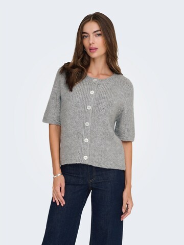 JDY Cardigan 'JDYLINEA' i grå: forside