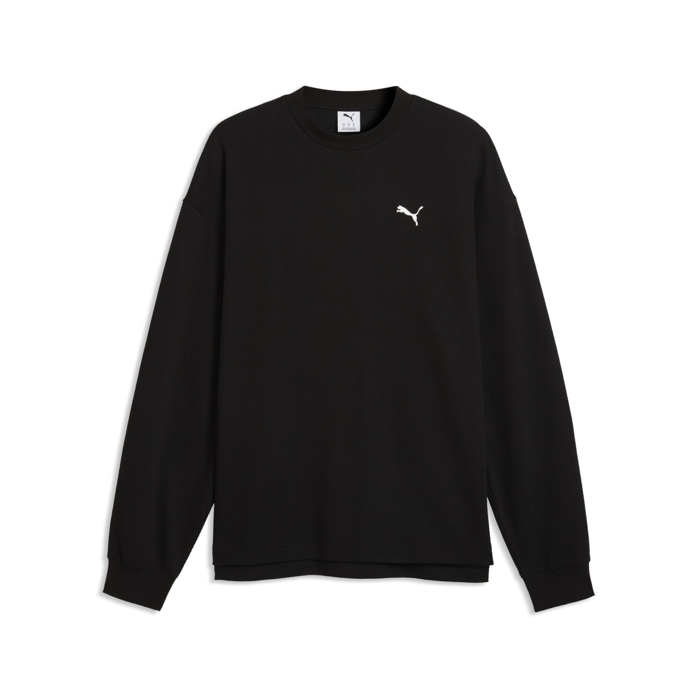Bluză de molton 'ESS ELEVATED' de la PUMA pe negru: față