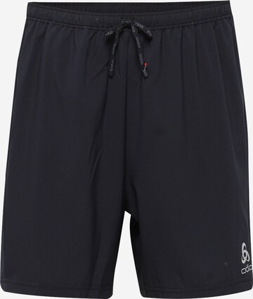 ODLO Regular Workout Pants in Black: front