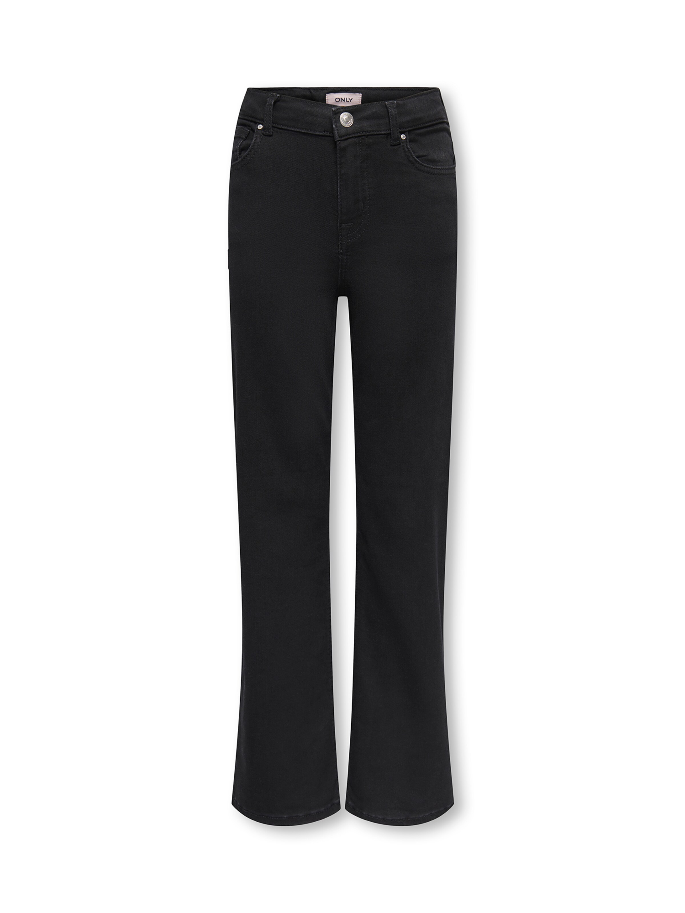 ONLY GIRLS Wide leg Jeans in Black: front