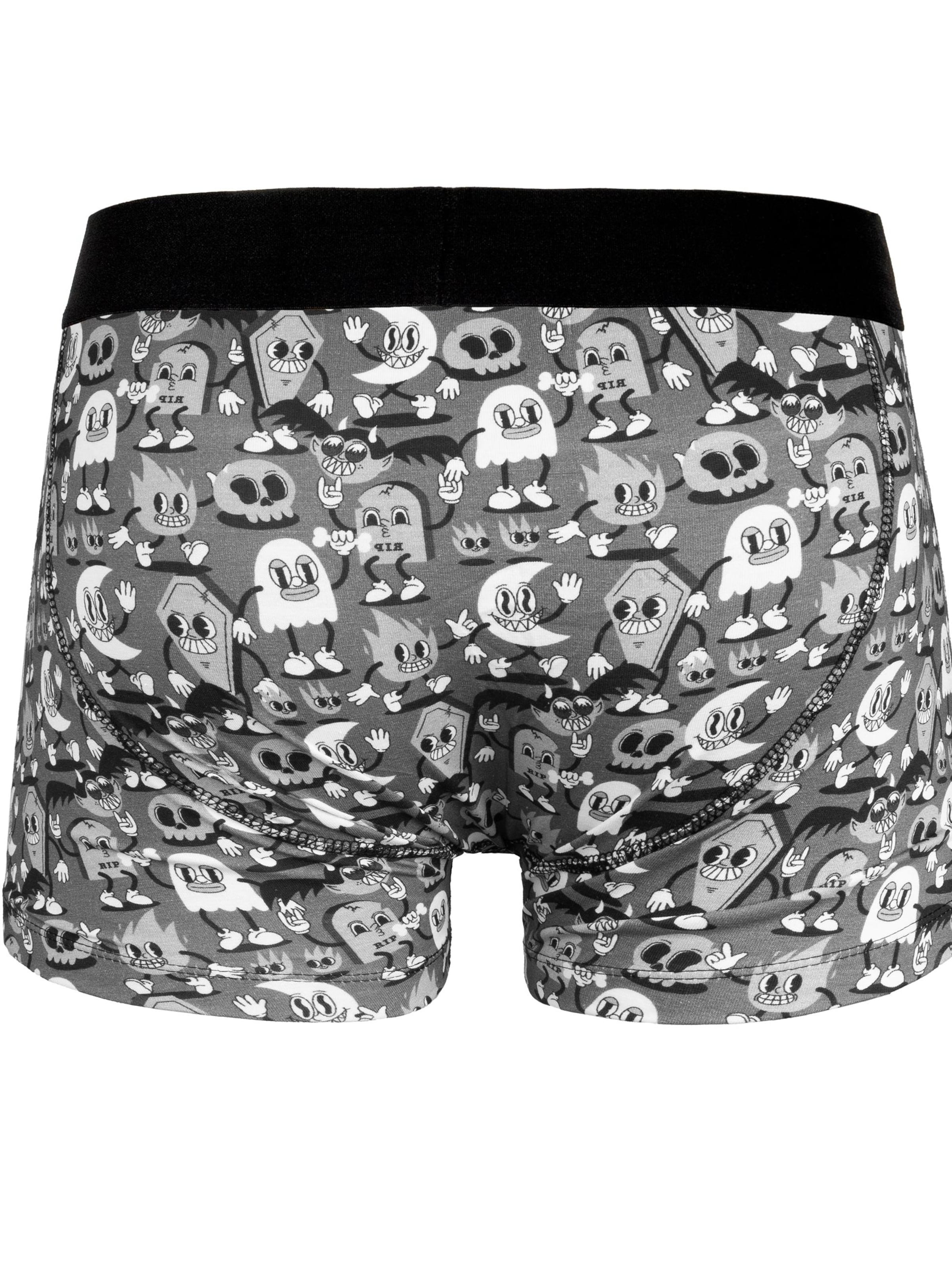 Boxer 'Night Gathering' di American Socks in nero