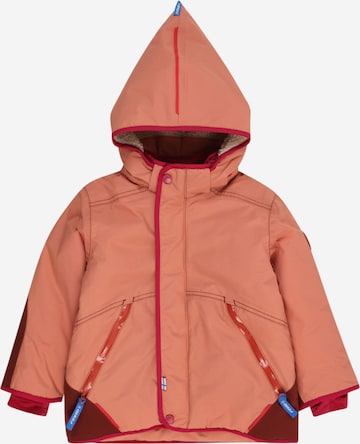 FINKID Winter Jacket 'TALVINEN HUSKY' in Orange: front