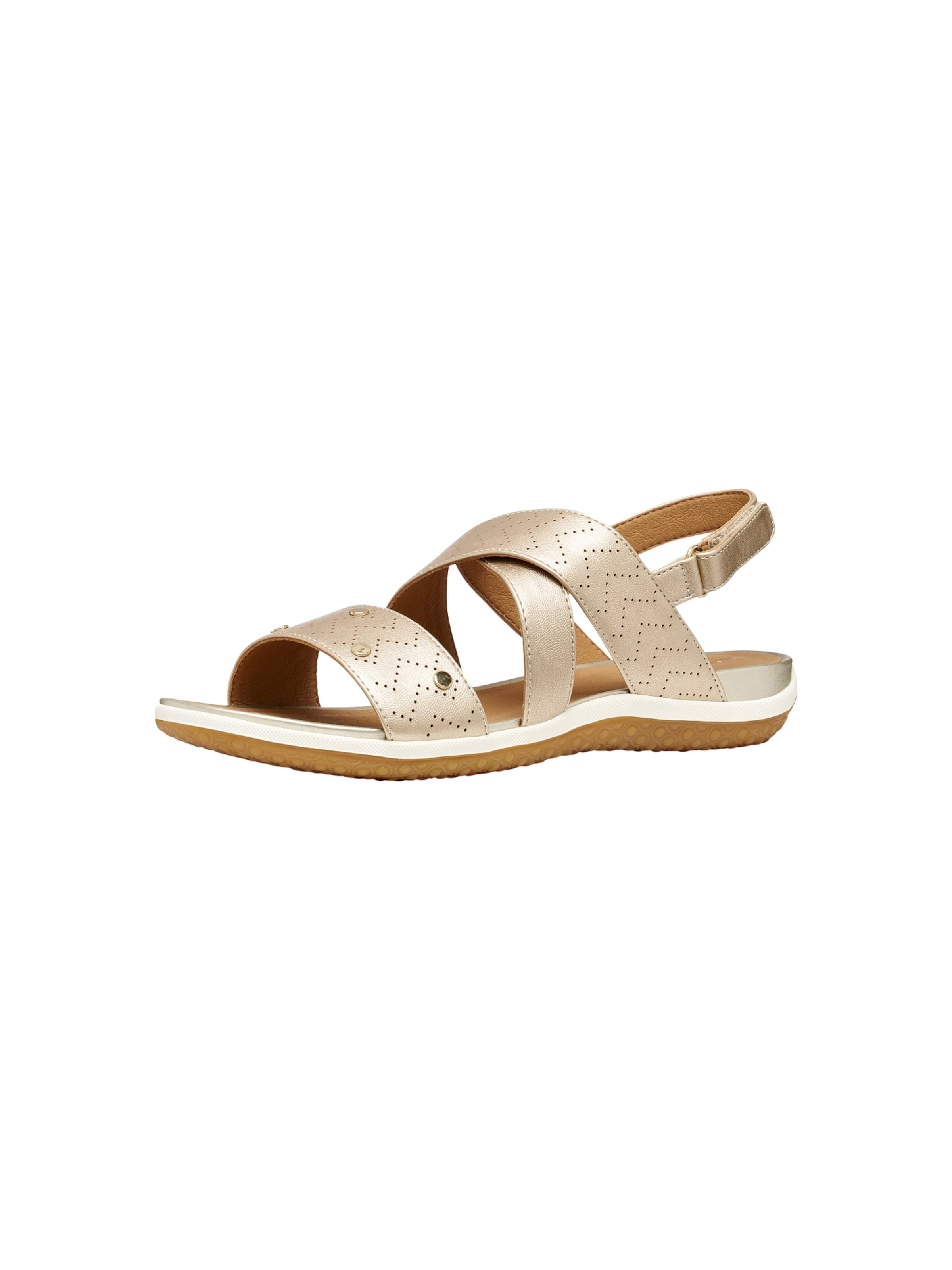 GEOX Sandale in Gold: Vorderseite