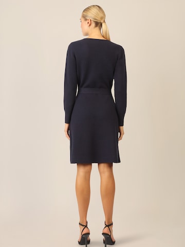 APART Knitted dress in Blue