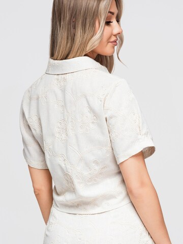 Ombre - Blusa en beige