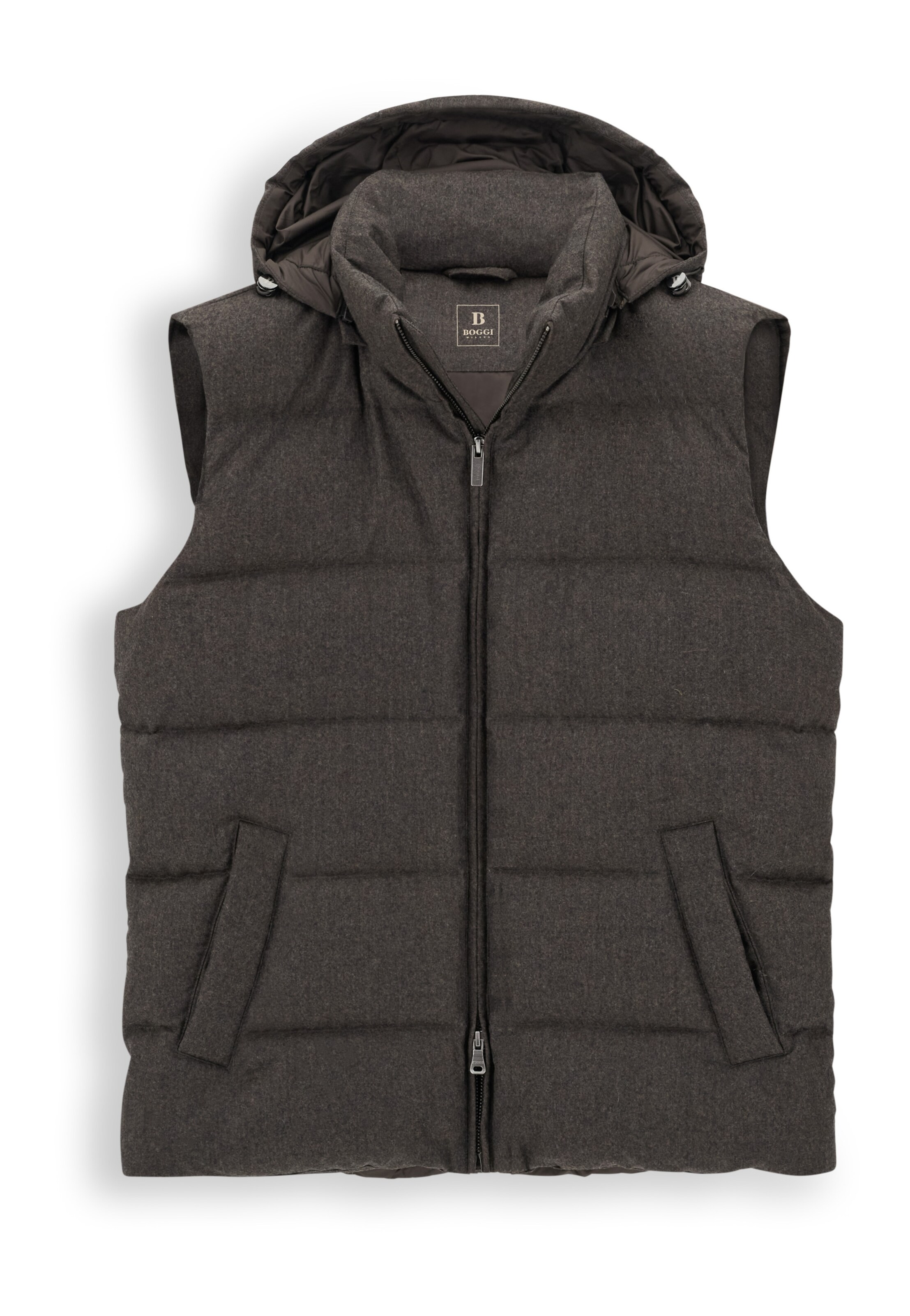 Boggi Milano Vest i brun: forside