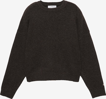 Pulover de la Pull&Bear pe maro: față