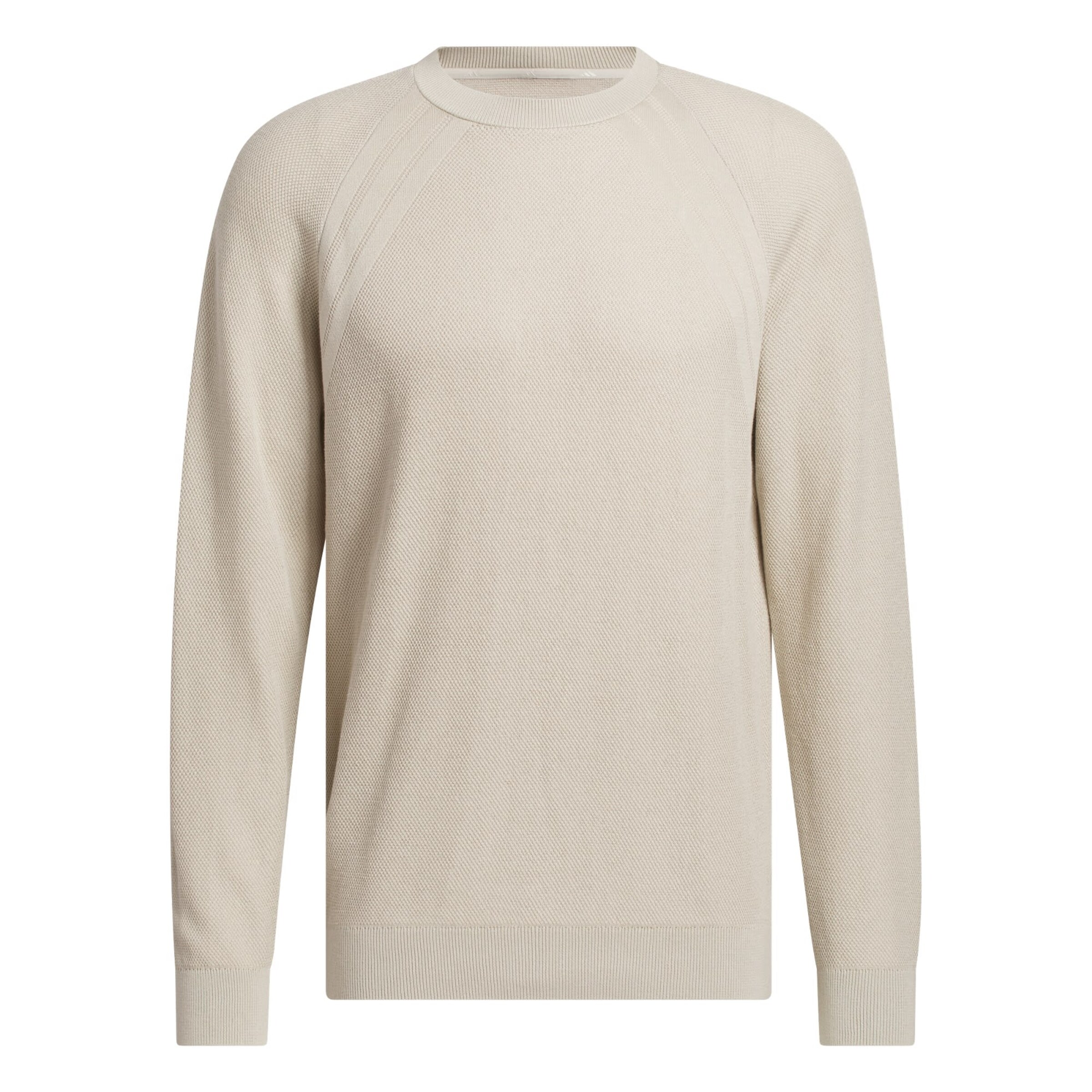 ADIDAS PERFORMANCE Sweatshirt 'ULTIMATE365 TOUR KNIT CREWNECK' in Beige