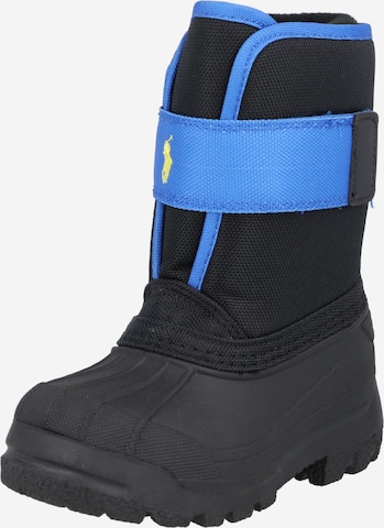 Polo Ralph Lauren Snowboots 'EVERLEE' in Zwart: voorkant