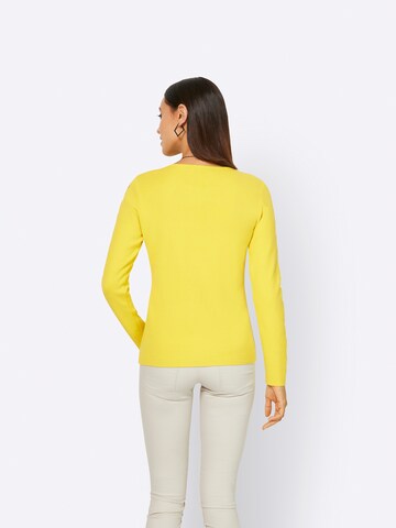 heine - Pullover em amarelo