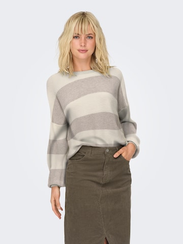ONLY Sweater 'ONLATIA' in Grey: front
