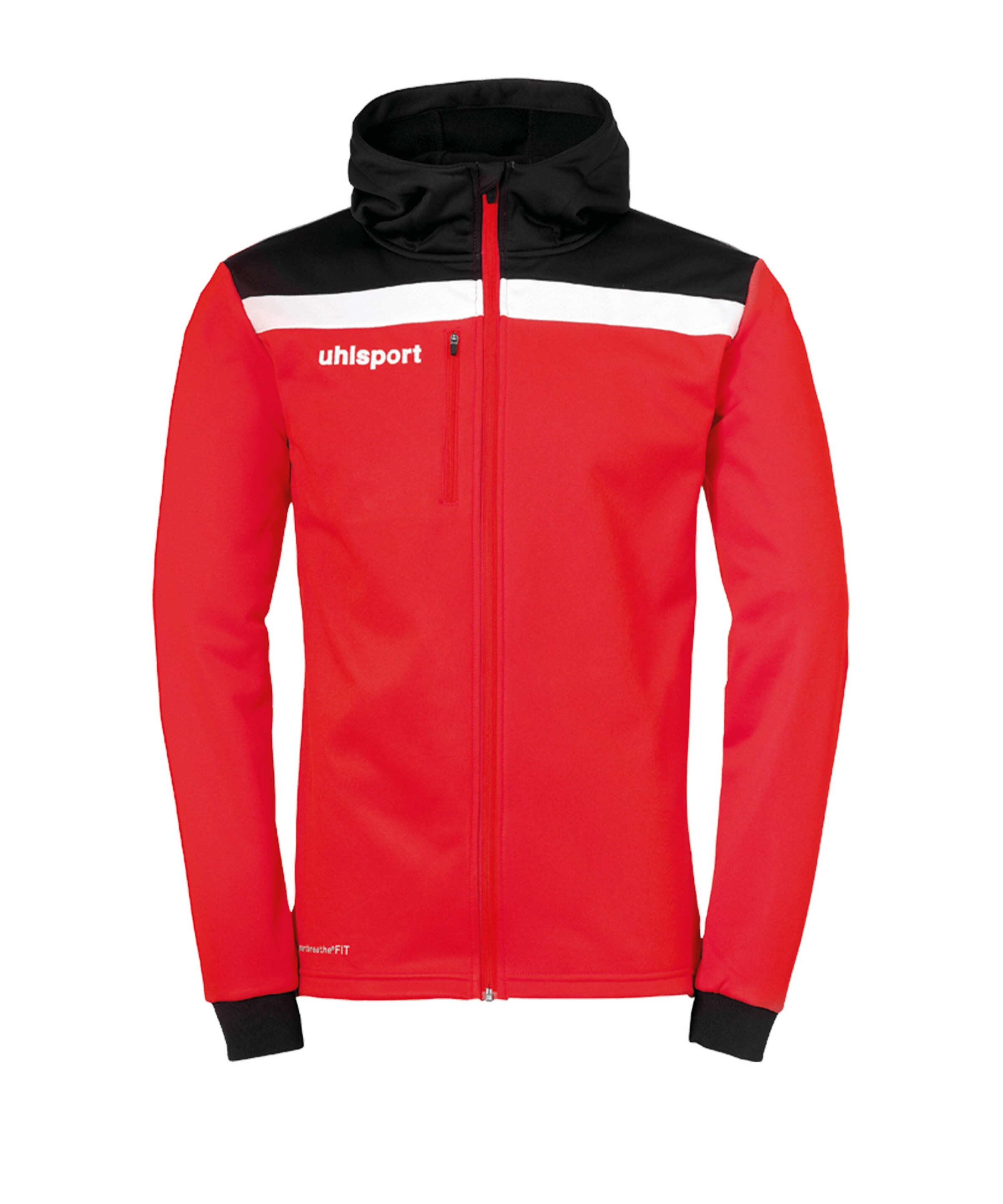 UHLSPORT Jacke in Rot: Vorderseite