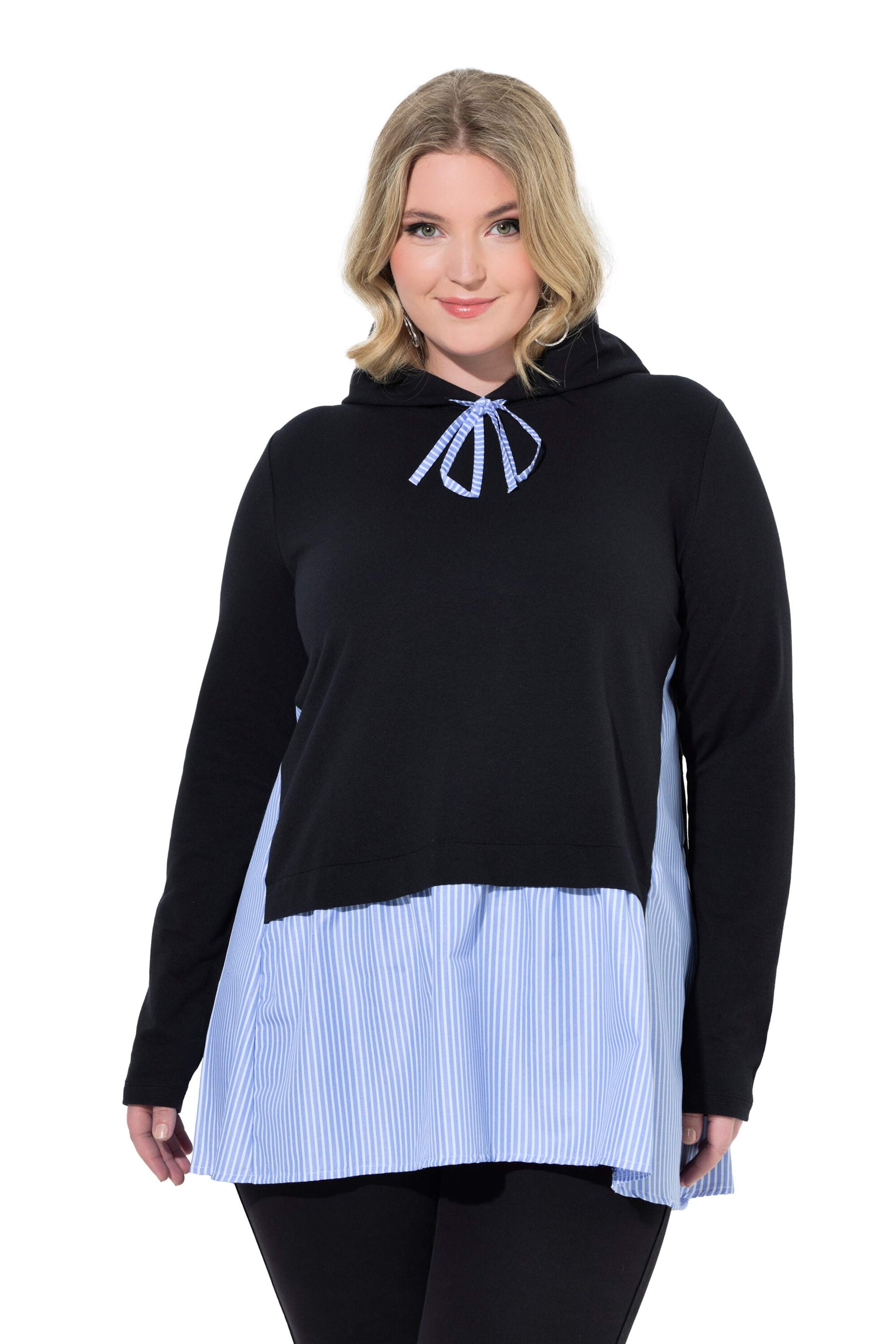 MIAMODA Sweatshirt in Black: front