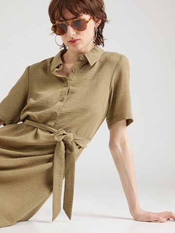 PIECES Shirt Dress 'MADDIE' in Green