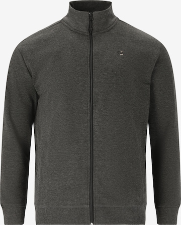Cruz Sweatjacke 'Pitt' in Grau: Vorderseite