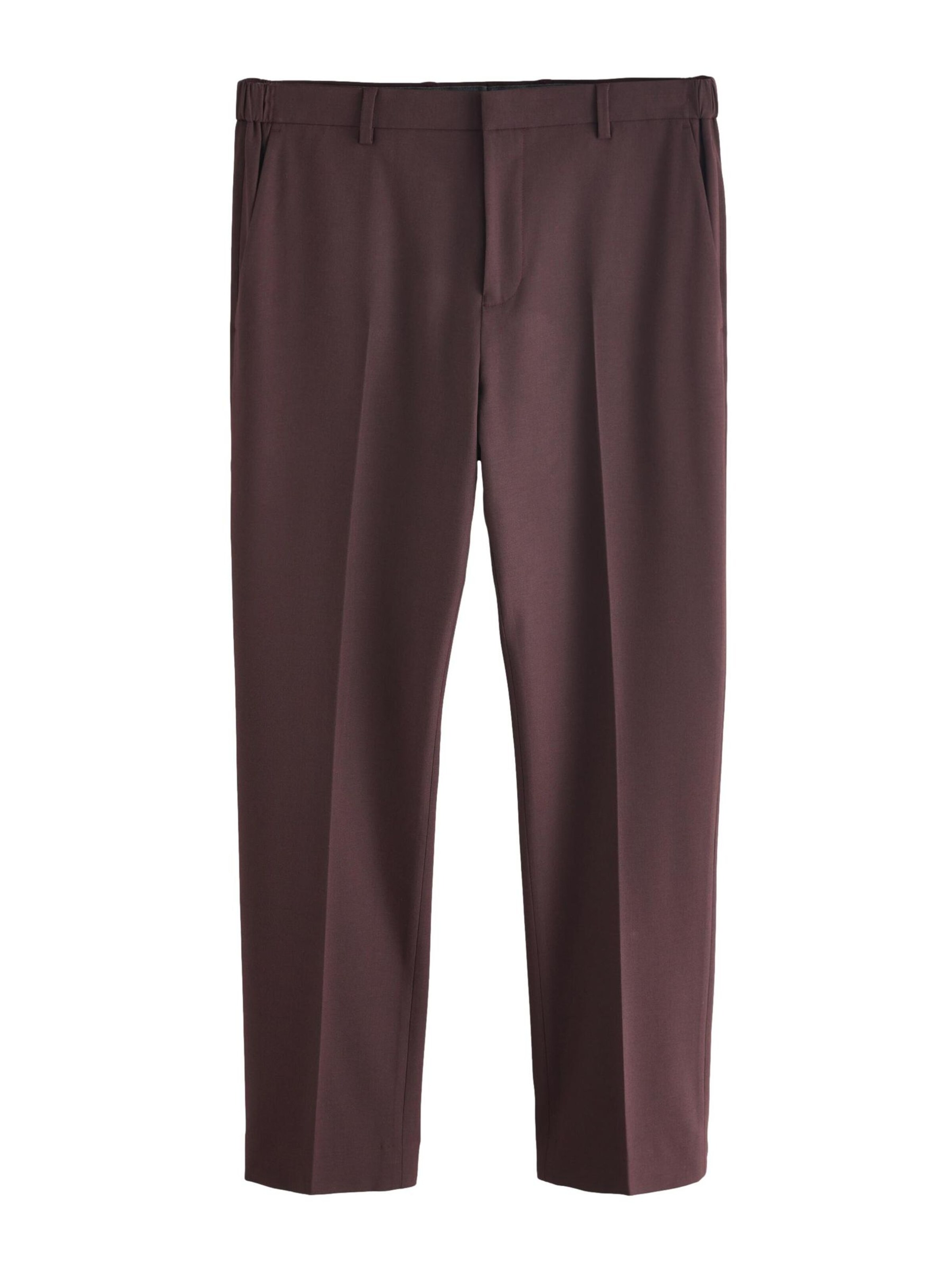 Next Pleated Pants in Red: front