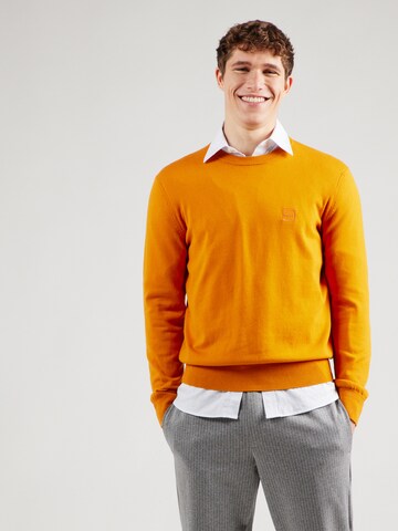 BOSS Pullover 'Kanovano_S' i orange: forside