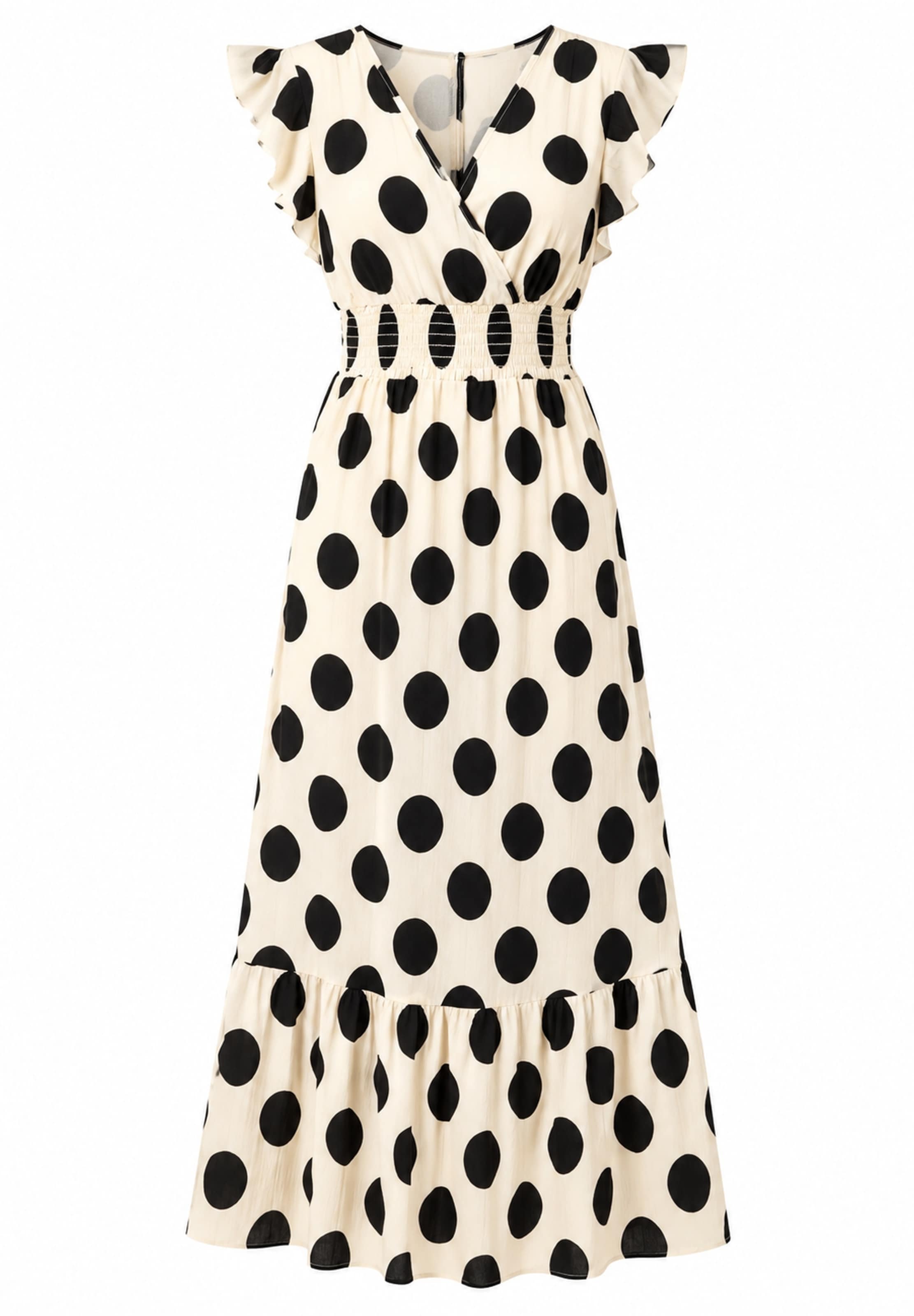 Elara Dress in White: front