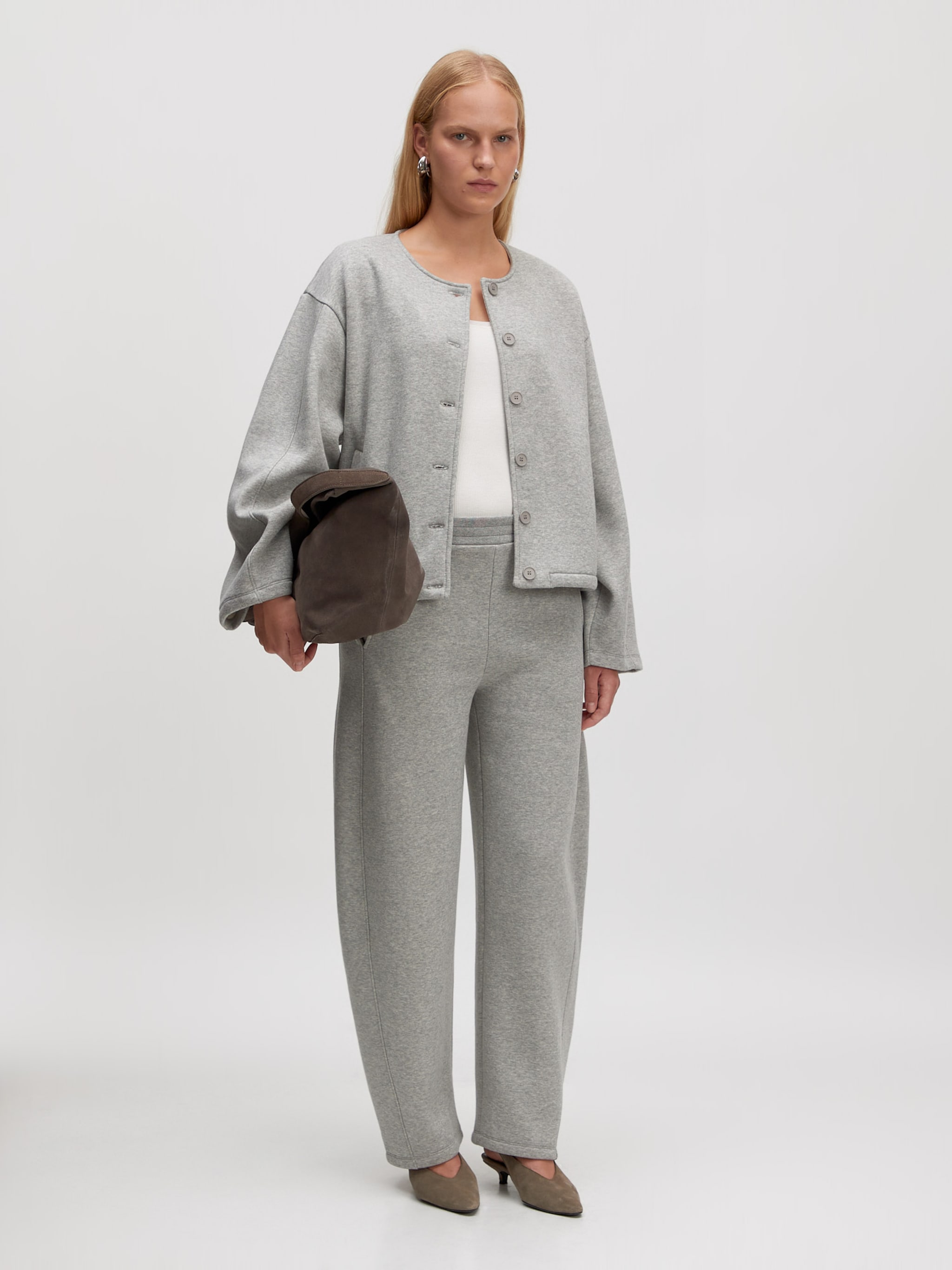 EDITED Producten Broek 'Dylan' Grijs