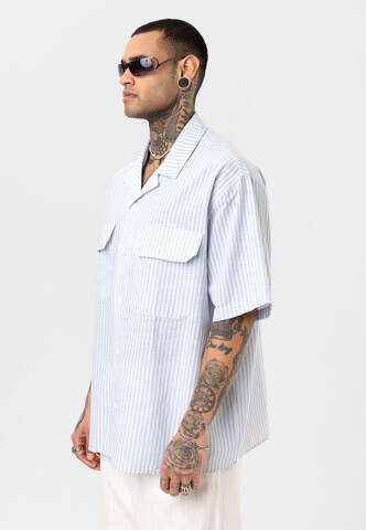 Dandalo Comfort fit Button Up Shirt 'Rik' in Blue