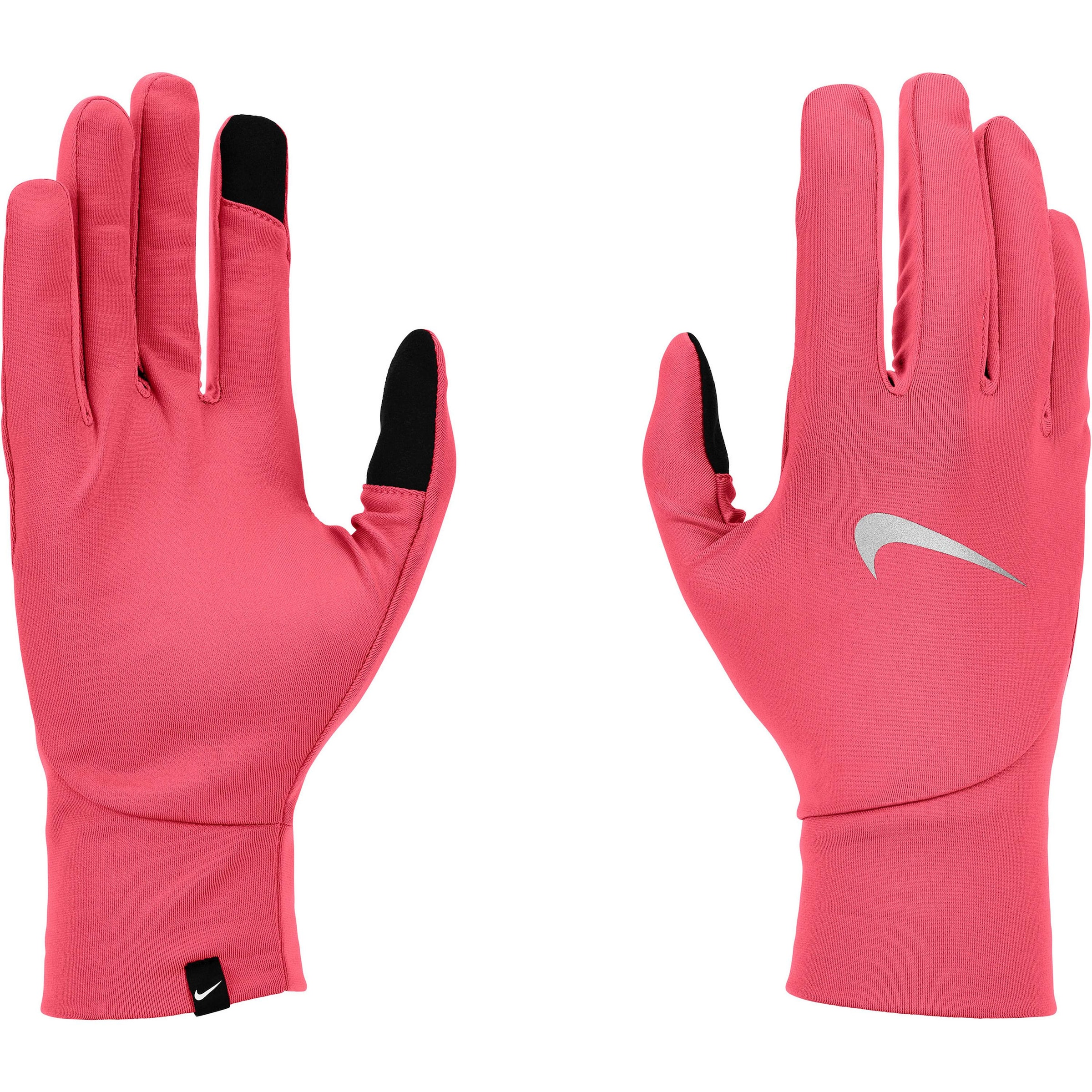 NIKE Athletic Gloves 'Pacer' in Pink: front