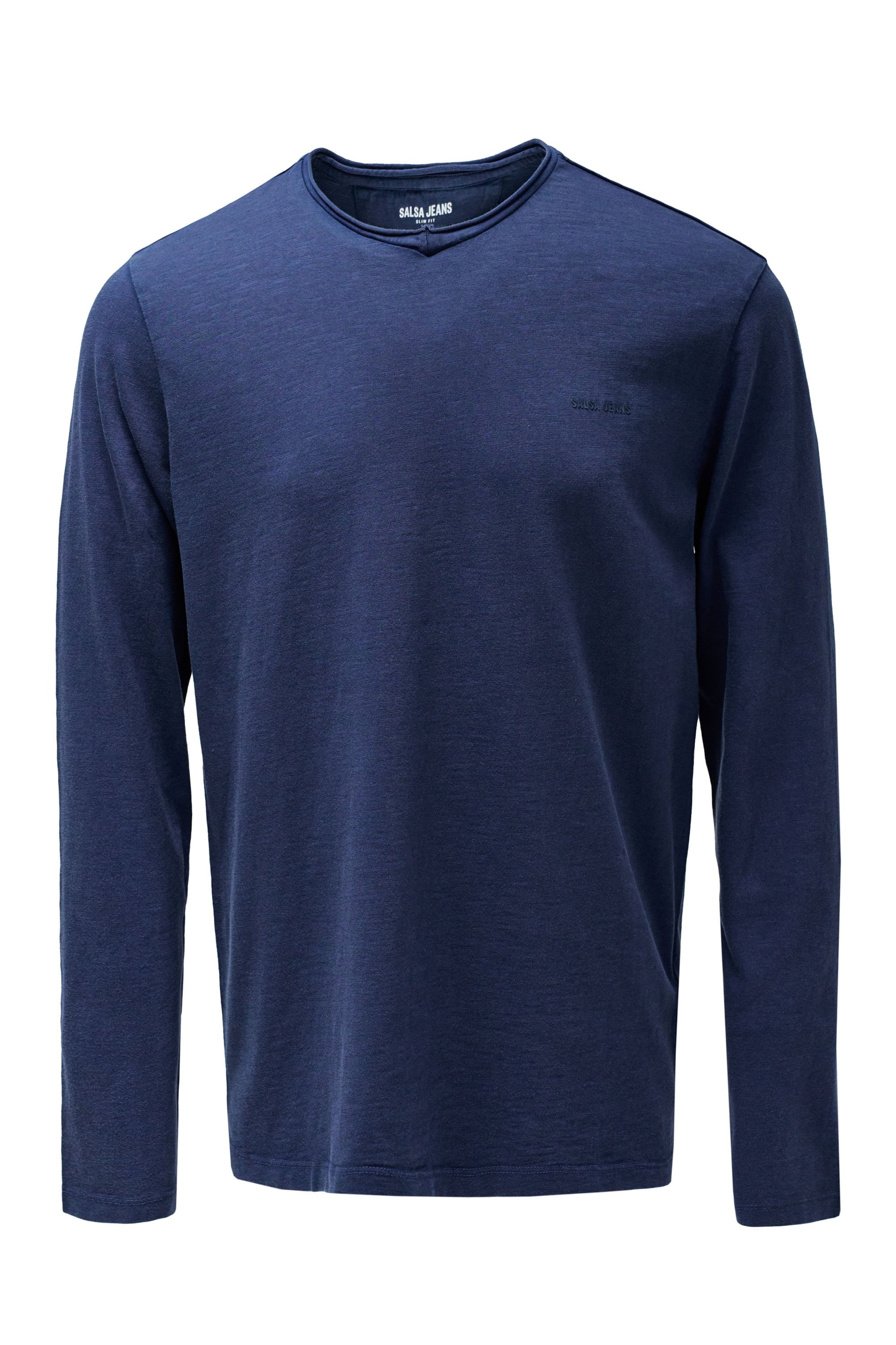 Salsa Jeans Shirt in Blauw: voorkant