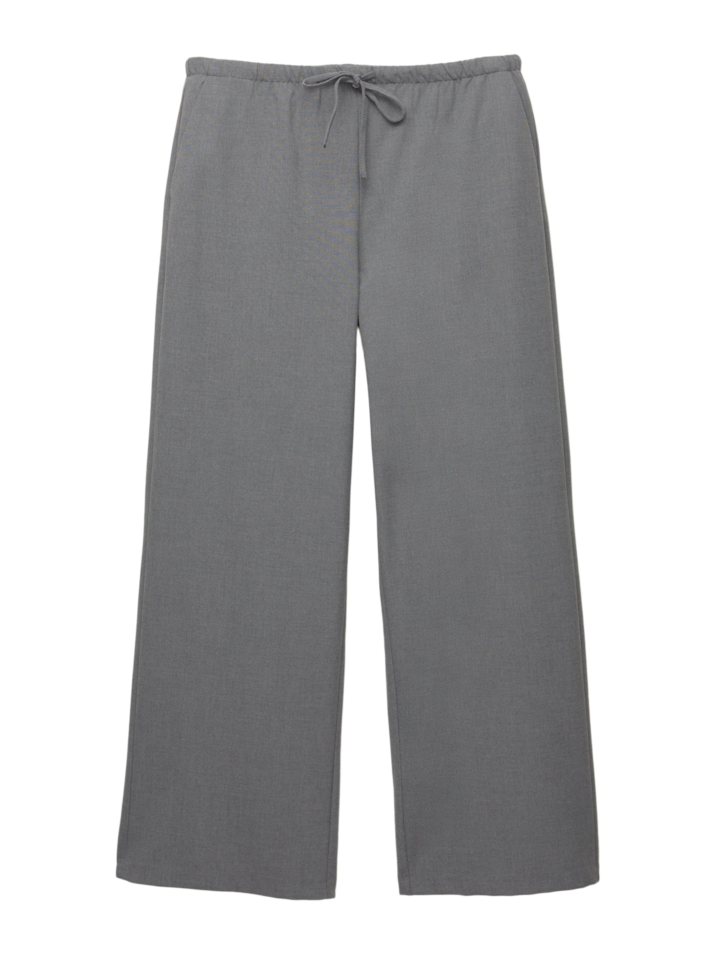 Pull&Bear Loosefit Hose in Grau: Vorderseite