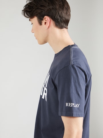 REPLAY T-Shirt in Blau