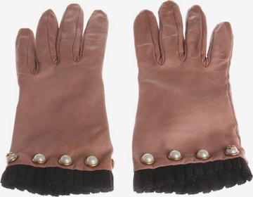 Gucci Handschuhe M in Pink: Vorderseite