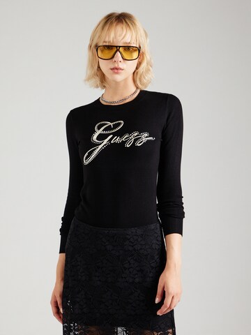 GUESS Pullover in Schwarz: Vorderseite