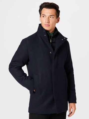 JACK & JONES Ανοιξιάτικο και φθινοπωρινό παλτό 'Dunham' σε μπλε: μπροστά