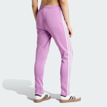 Coupe slim Pantalon 'Adicolor Sst' ADIDAS ORIGINALS en violet