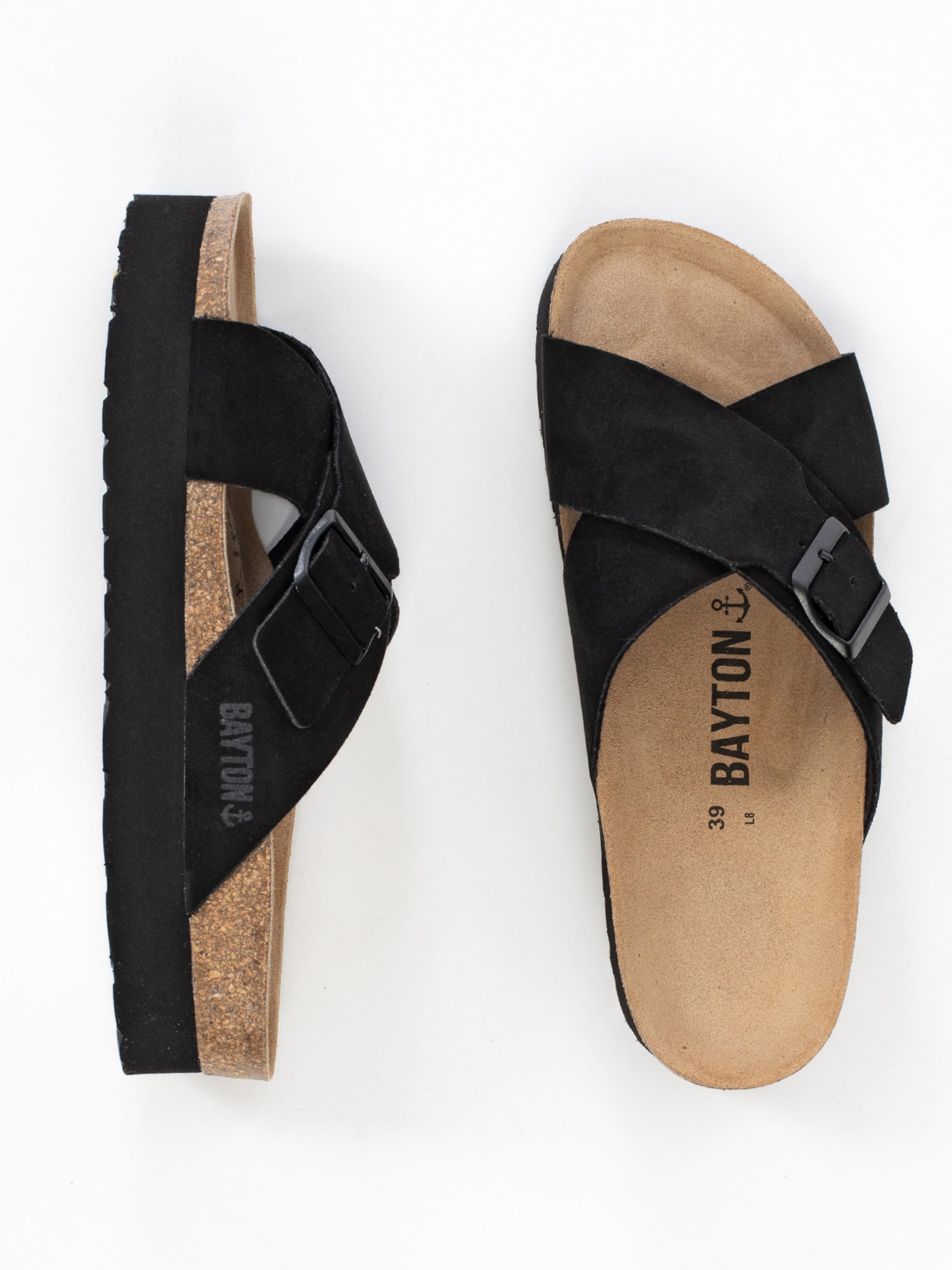 melns Bayton Ādas čības 'Ajax'